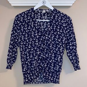 J Crew anchor sweater!